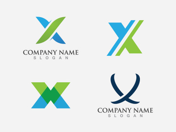 Letter X logo icon vector design preview picture