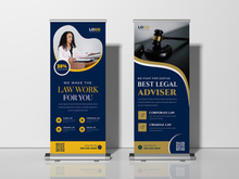 Law Firm Roll Up Banner Template Ver-3