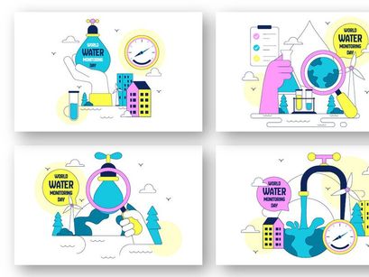 10 World Water Monitoring Day Illustration