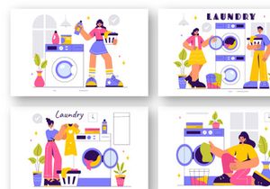 9 Laundry Room Illustration