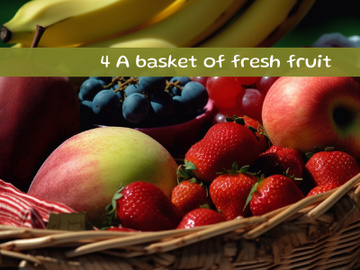 A basket of fresh fruit preview picture