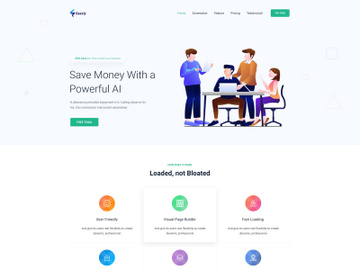 Saasly Version 03 - SaaS Landing Template preview picture