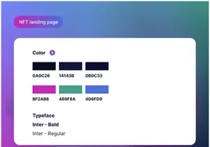 NFT Marketplace Landing Page