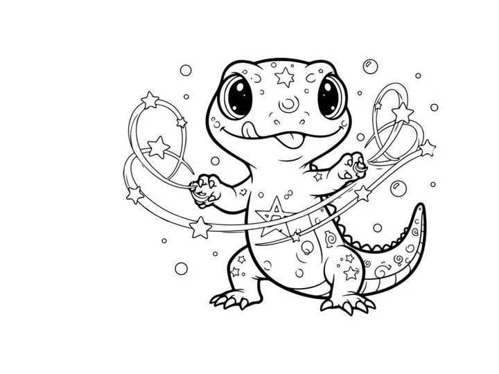 Cute frog with tennis rackets vector illustration flat design
