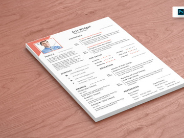 Resume CV Template-13 preview picture