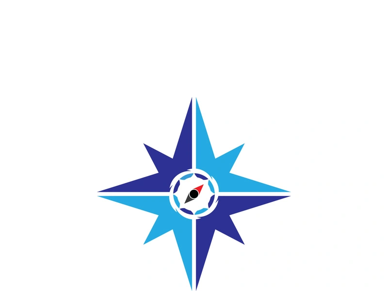 Compass logo template vector icon illustration design