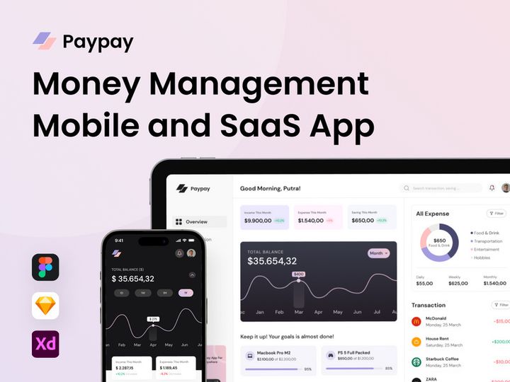 Paypay - Money Management Mobile and Saas App