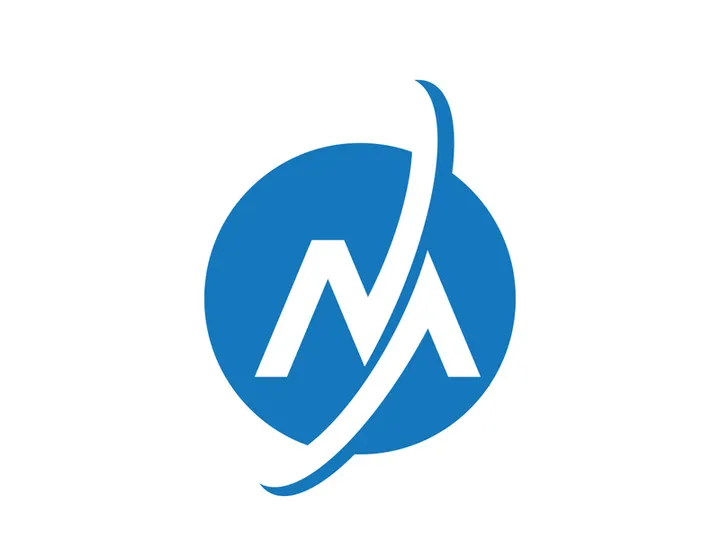 M Letter illustration icon Logo Template