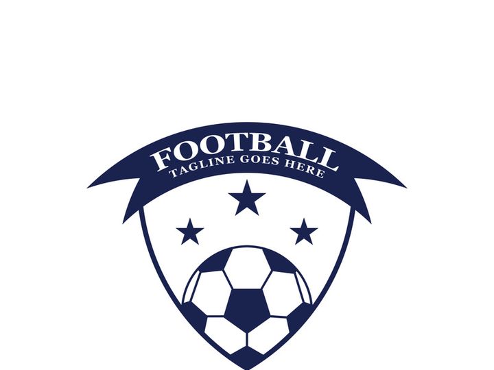 Football logo icon design and symbol soccer club vector
