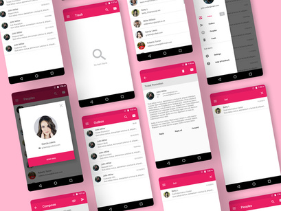 Mailbox App - Android UI Template