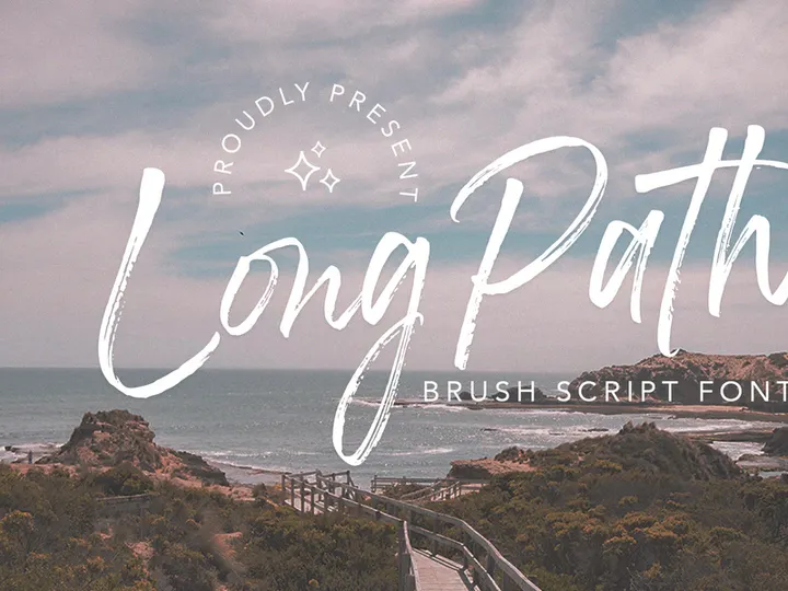 Long Path - Brush Script Font