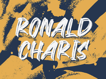 Ronald Charis - Textured Brush Font preview picture
