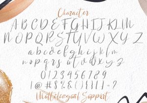 Shanti Creny - Modern Script Font