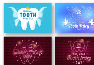 16 National Tooth Fairy Day Illustration