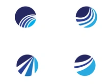 Business global globe world Finance Logo template