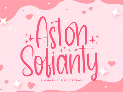 Aston Sofianty - Handwritten Font