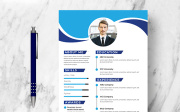 Modern Resume CV Template Ver-8