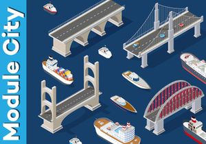 Isometric set of city blocks