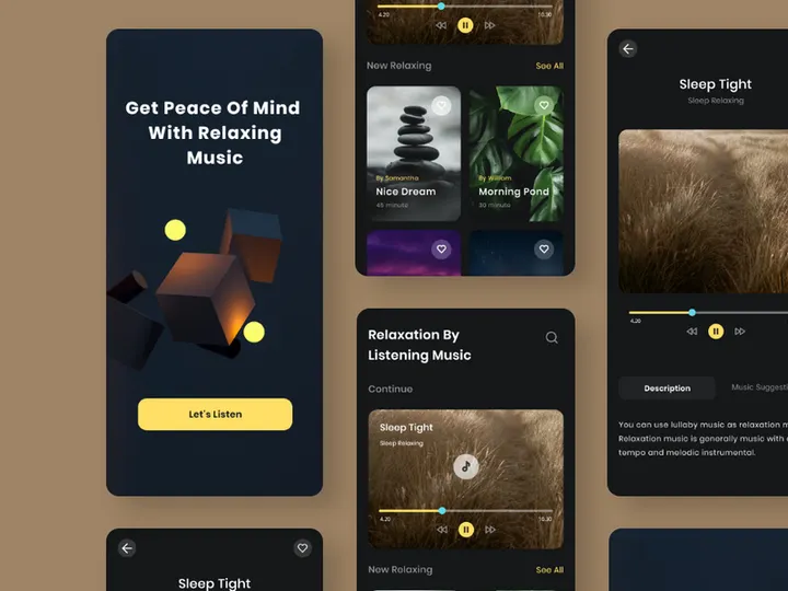 Sokin - Headspace Design Mobile App