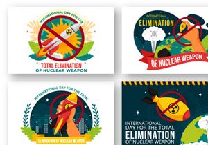10 Day for the Elimination of Nuclear Weapon Illustration
