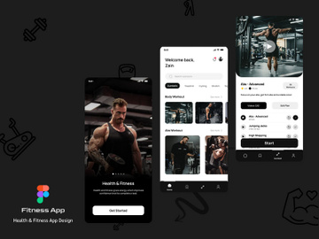 Fitness App Design preview picture