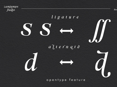 Marjourry modern serif display font