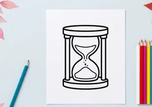 Reloj de arena con arena agotándose en soporte minimalista. Concepto de gestión del tiempo que simboliza urgencia de plazos y productividad.