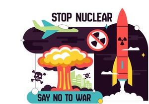 10 Stop Nuclear Illustration