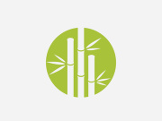 Green Bamboo Logo, vector illustration Design
