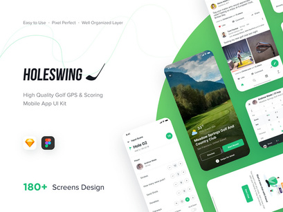 Holeswing Golf GPS Track and Match Score Mobile App
