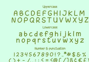 Free Melon Slices Display Font
