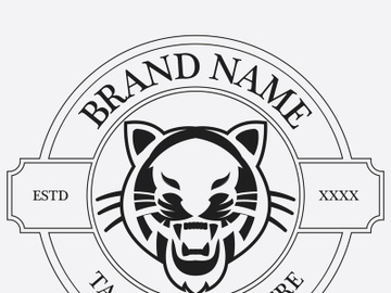 Tiger logo vintage preview picture