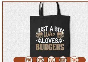 Just A Boy Who Loves Burgers