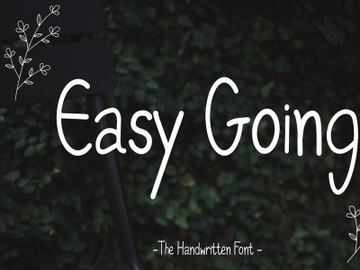 Easy Going Font preview picture
