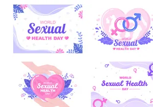 22 World Sexual Health Day Background Illustration
