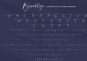 Brooklyn - Handwritten Font