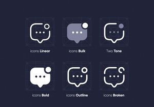 1000+ Icons 6 Different Styles (Total of 6000 icons)