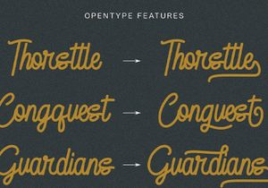 Feri Candi - Monoline Script Font
