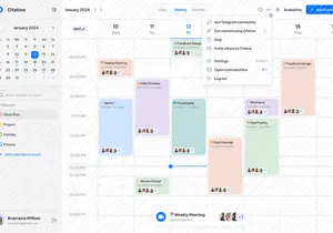 Ofative - Calendar Dashboard App