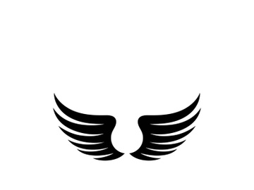 Wing illustration logo and symbol vector preview picture