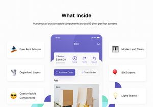 Delivery App UI Kits