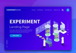 [Vol. 06] Laboratory - Landing Page Illustration
