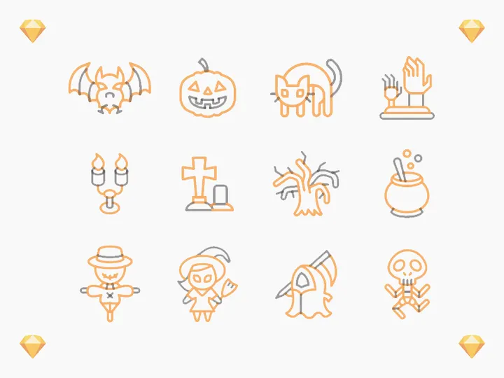 Cute Halloween Icons