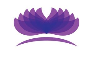 Lotus flower logo vector