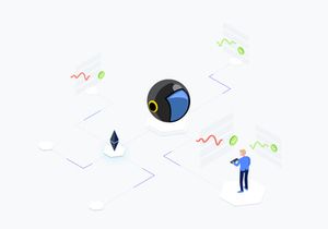 AI Signals Trading Isometric Graphic