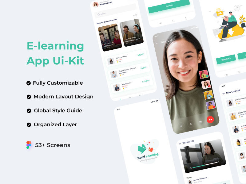 E-learning App Ui-Kit