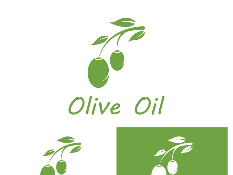 Olive fruit logo design.