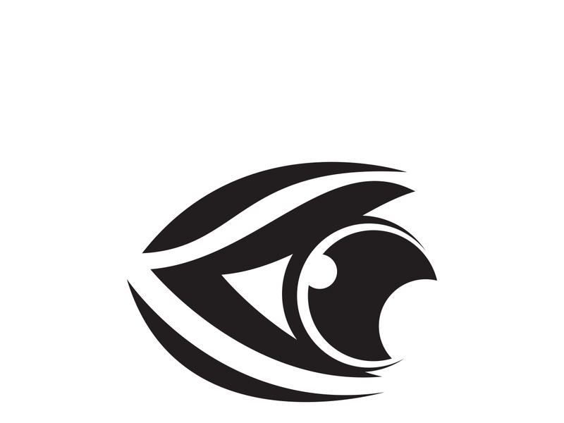 Branding Identity Corporate Eye Care vector logo design