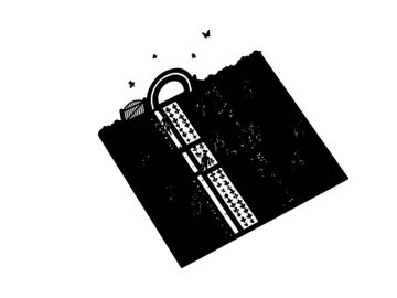 Rainbow colored silhouette of a keyboard with a rainbow and confetti preview picture