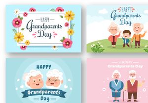 21 Happy Grandparents Day Illustration